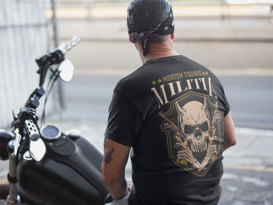 Mortem Tyrannis Militia Tee - Made in the USA