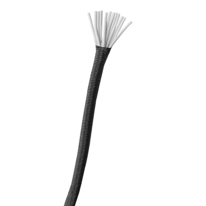 1/8" Black Shock Cord, 1000 FT SPOOL