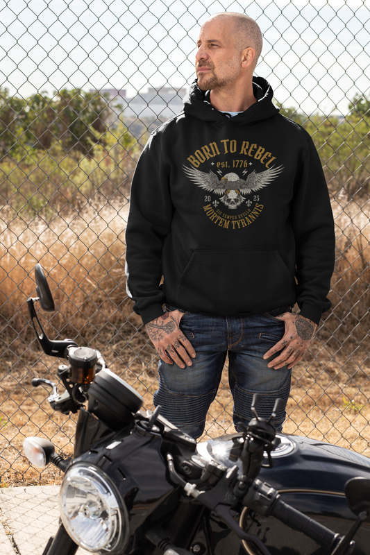Born to Rebel Hoodie - Made in the USA
