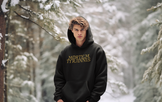 Mortem Tyrannis Hooded Sweatshirt - Made in the USA