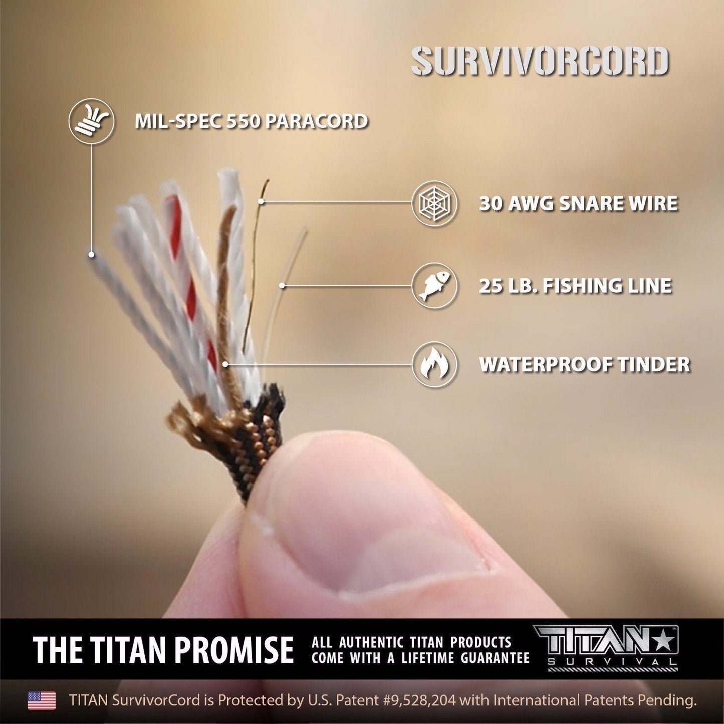 SurvivorCord | BLACK STEEL
